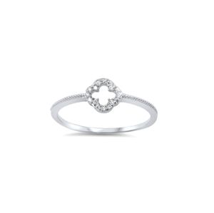 🥰 Open Clover Ring